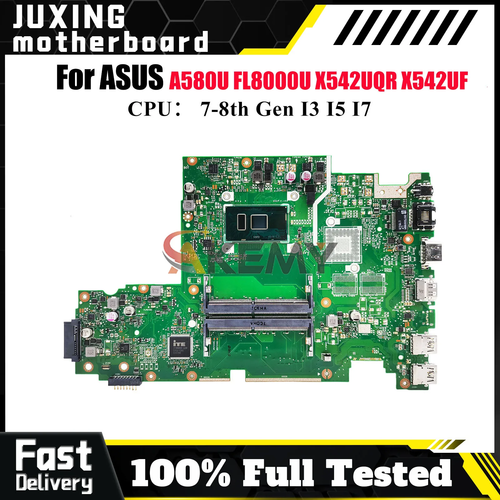 X542UA Материнская плата для ноутбука ASUS FL8000U X542U A580U X542UF X542UQR X542UA X542UAR X542UN X542UR X542UQ Материнская плата I3 I5 I7 CPU
X542UA Материнская плата для ноутбука ASUS FL8000U X542U A580U X542UF X542UQR X542UA X542UAR X542UN X542UR X542UQ Материнская плата I3 I5 I7 CPU