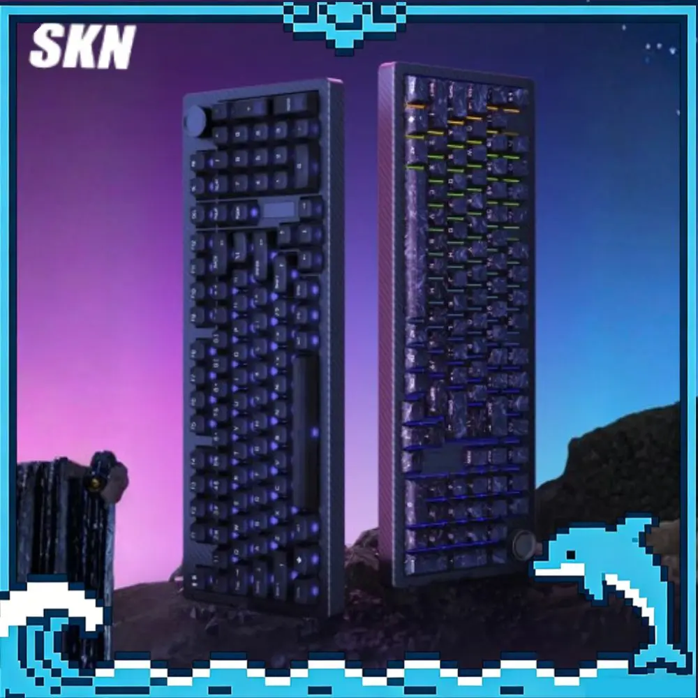 Механическая клавиатура SKN Green Dragon из углеродного волокна, три режима, двойная 8K, 99 клавиш, с возможностью горячей замены, 6000 мАч, многофункциональная игровая клавиатура для ПК
Механическая клавиатура SKN Green Dragon из углеродного волокна, три режима, двойная 8K, 99 клавиш, с возможностью горячей замены, 6000 мАч, многофункциональная игровая клавиатура для ПК