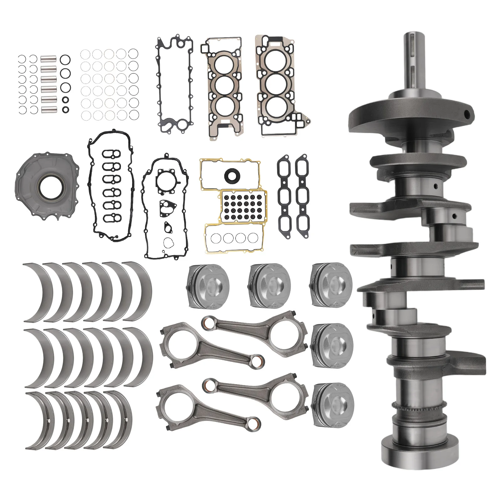 Engine Rebuild Overhaul Set - Crankshaft Rod For Jaguar Land Rover AJ126 3.0L V6
Engine Rebuild Overhaul Set - Crankshaft Rod For Jaguar Land Rover AJ126 3.0L V6