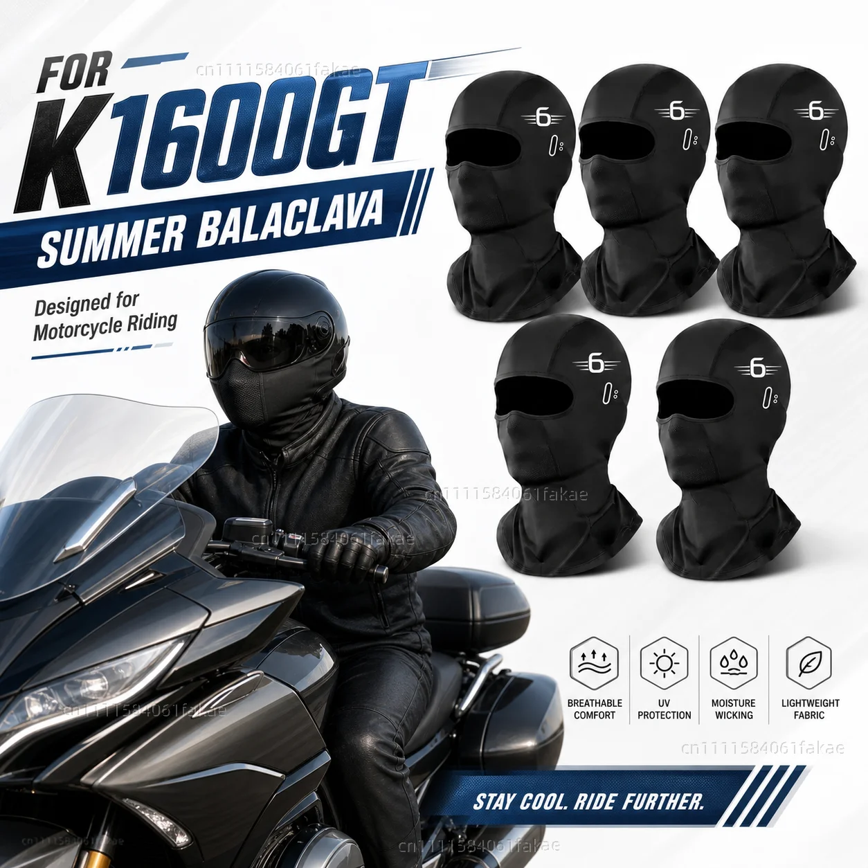 5PCS Motorcycle Balaclava Summer UV Protection Glasses Face Breathable Hole For K 1600 Gt Gtl Exclusive K160 Riding Gear
5PCS Motorcycle Balaclava Summer UV Protection Glasses Face Breathable Hole For K 1600 Gt Gtl Exclusive K160 Riding Gear