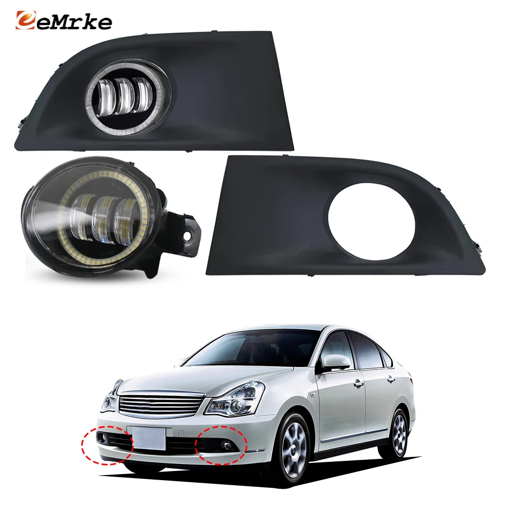 OEM Style LED Fog Lights Angel Eye DRL For Nissan Bluebird Sylphy G11 II 2006 2007 2008 Can Choose Fog Lampshade Frame Cover
OEM Style LED Fog Lights Angel Eye DRL For Nissan Bluebird Sylphy G11 II 2006 2007 2008 Can Choose Fog Lampshade Frame Cover