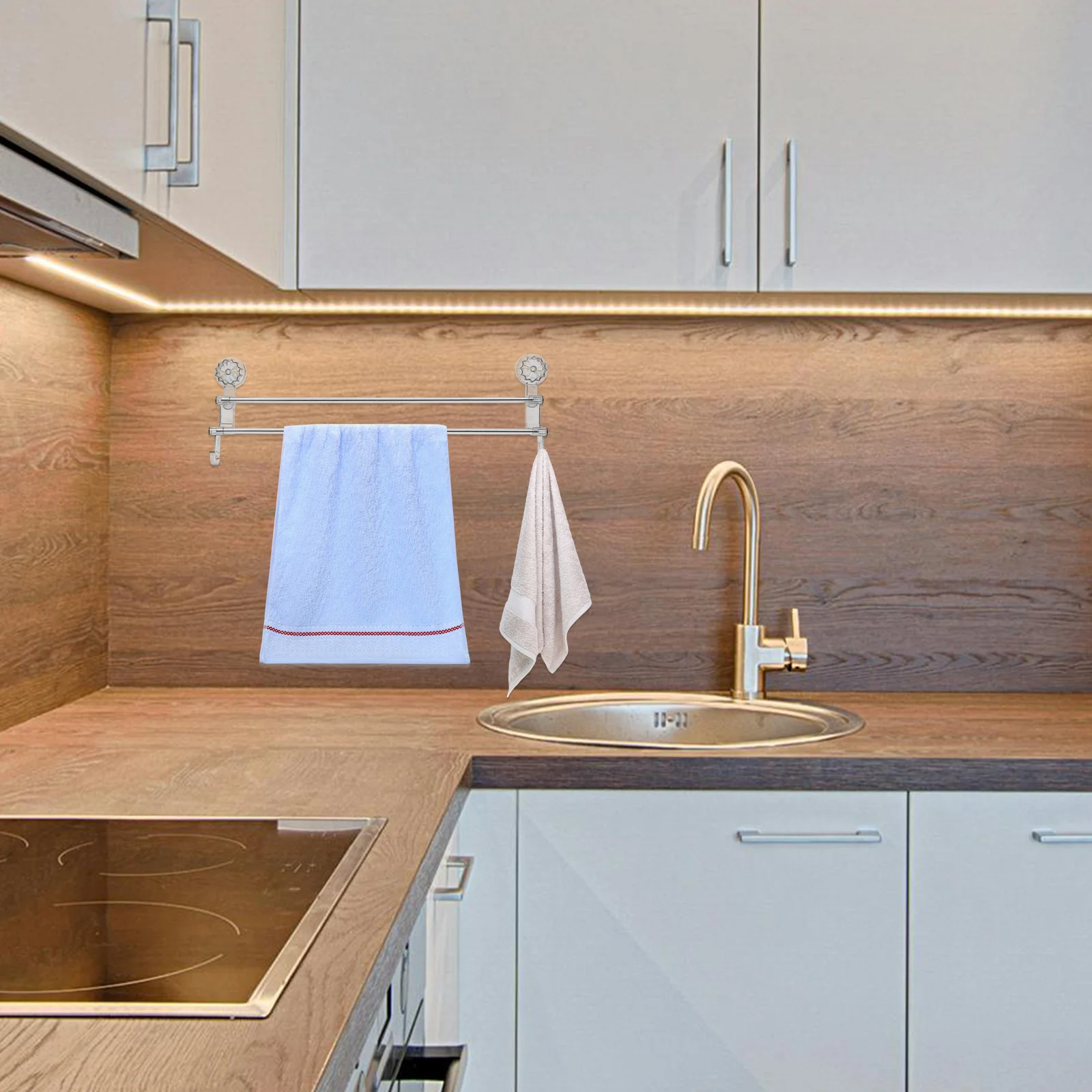 Double Suction Cup Towel Rack for Bathroom Stainless Steel Plastic Wall Mounted Non Drill Towel Bar Holder Organzier for Kitchen
Double Suction Cup Towel Rack for Bathroom Stainless Steel Plastic Wall Mounted Non Drill Towel Bar Holder Organzier for Kitchen