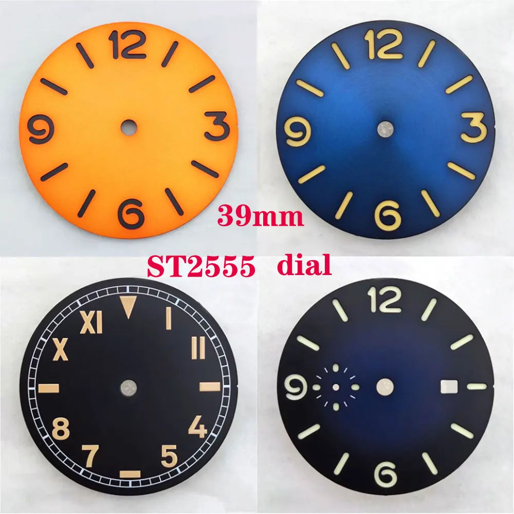 The 36/39mm dial is suitable for the ST2555, ST2557 and ETA6497 movement dials, as well as custom luminous dials
The 36/39mm dial is suitable for the ST2555, ST2557 and ETA6497 movement dials, as well as custom luminous dials