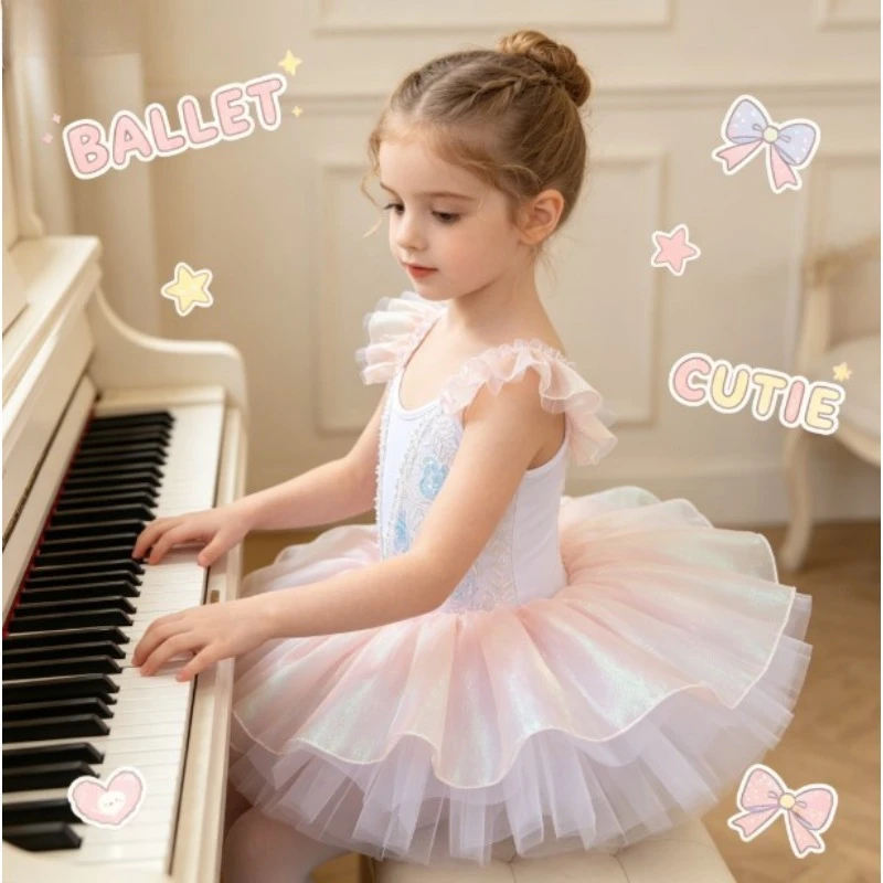 Ballet Tutu Dress Sequin Puffy Tulle Skirt Elegant Princess Outfit Stage Costume Dance Wear Party Show Clothes Summer Dance Wear
Ballet Tutu Dress Sequin Puffy Tulle Skirt Elegant Princess Outfit Stage Costume Dance Wear Party Show Clothes Summer Dance Wear