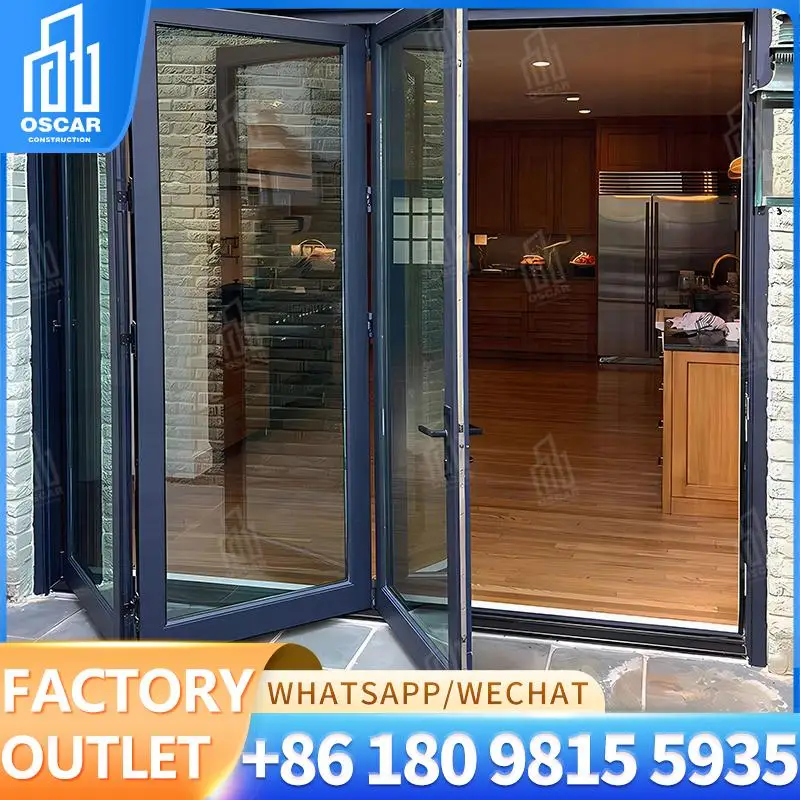 Customizable Factory Made Double Folding Doors Ideal for European Office Spaces Creative Design Bifold Door
Customizable Factory Made Double Folding Doors Ideal for European Office Spaces Creative Design Bifold Door