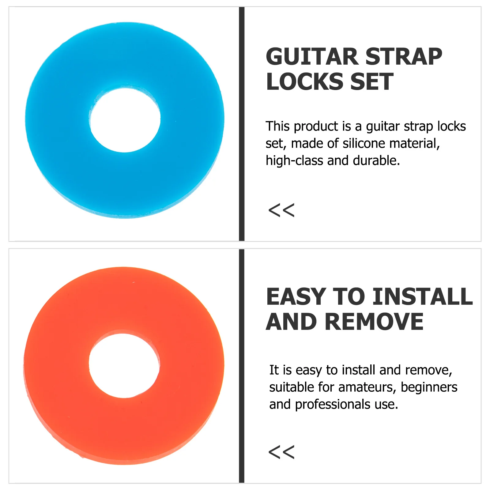 16Pcs Guitar Strap Locks Silicone Anti-Skid Blocks for Acoustic Electric Bass Ukulele Guitar Accessories Protectors Easy to 
16Pcs Guitar Strap Locks Silicone Anti-Skid Blocks for Acoustic Electric Bass Ukulele Guitar Accessories Protectors Easy to