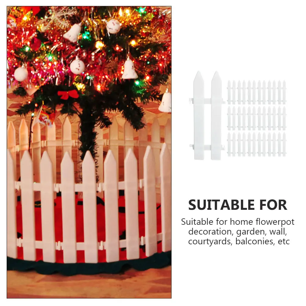 20pcs Christmas Fence Plastic Outdoor Fence For Garden Yard Balcony Decorative Landscape Edging Border Lawn Partition Diy
20pcs Christmas Fence Plastic Outdoor Fence For Garden Yard Balcony Decorative Landscape Edging Border Lawn Partition Diy