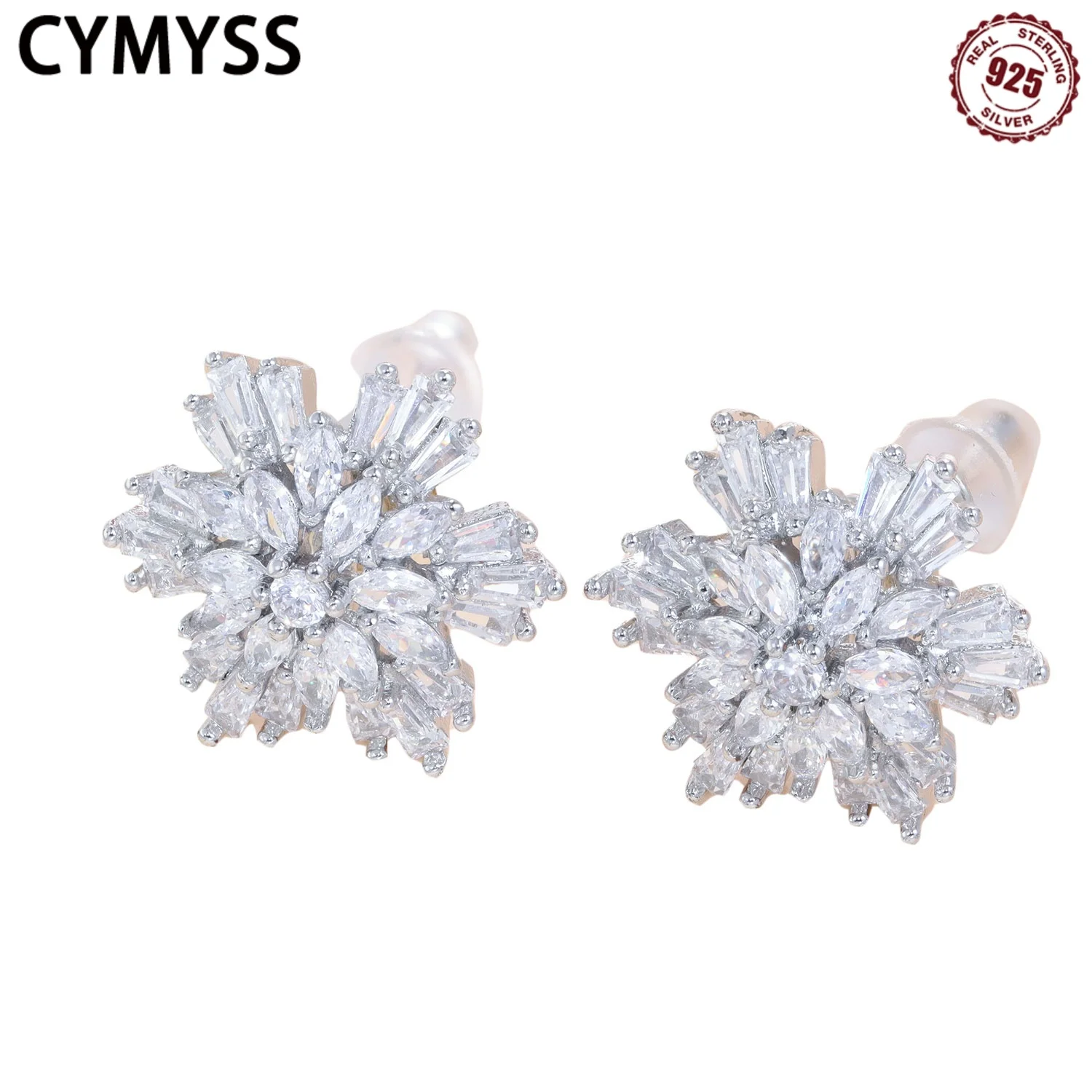 CYMYSS 2025 New 925 Sterling Silver Christmas Snow Zircon Stud earring Boutique Birthday Party Gift Trend Jewelry Women Earrings
CYMYSS 2025 New 925 Sterling Silver Christmas Snow Zircon Stud earring Boutique Birthday Party Gift Trend Jewelry Women Earrings