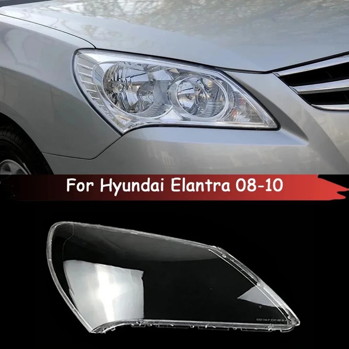 For Hyundai Elantra Car Headlight Cover Lens Glass Shell Front Headlamp Transparent Lampshade Auto Light Lamp 2008 2009 2010
For Hyundai Elantra Car Headlight Cover Lens Glass Shell Front Headlamp Transparent Lampshade Auto Light Lamp 2008 2009 2010