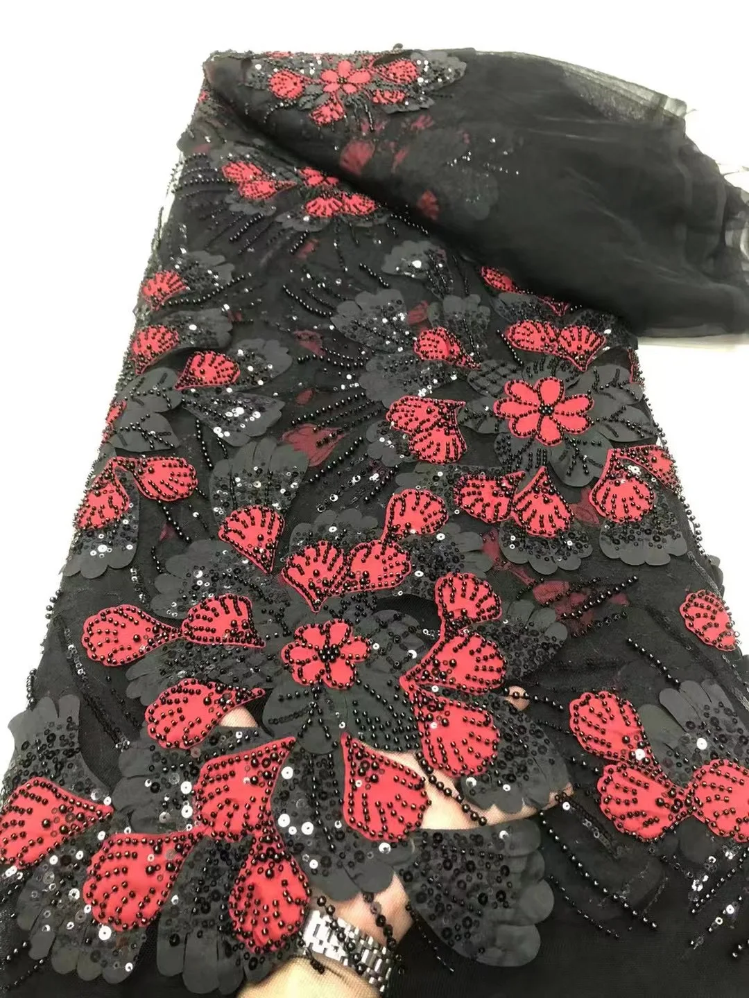 2025 African Nigeria High-Quality Sequins Embroidery Tulle Lace Fabric Guipure Dress Beads Stone for Wedding Party DP0365 5Yards
2025 African Nigeria High-Quality Sequins Embroidery Tulle Lace Fabric Guipure Dress Beads Stone for Wedding Party DP0365 5Yards