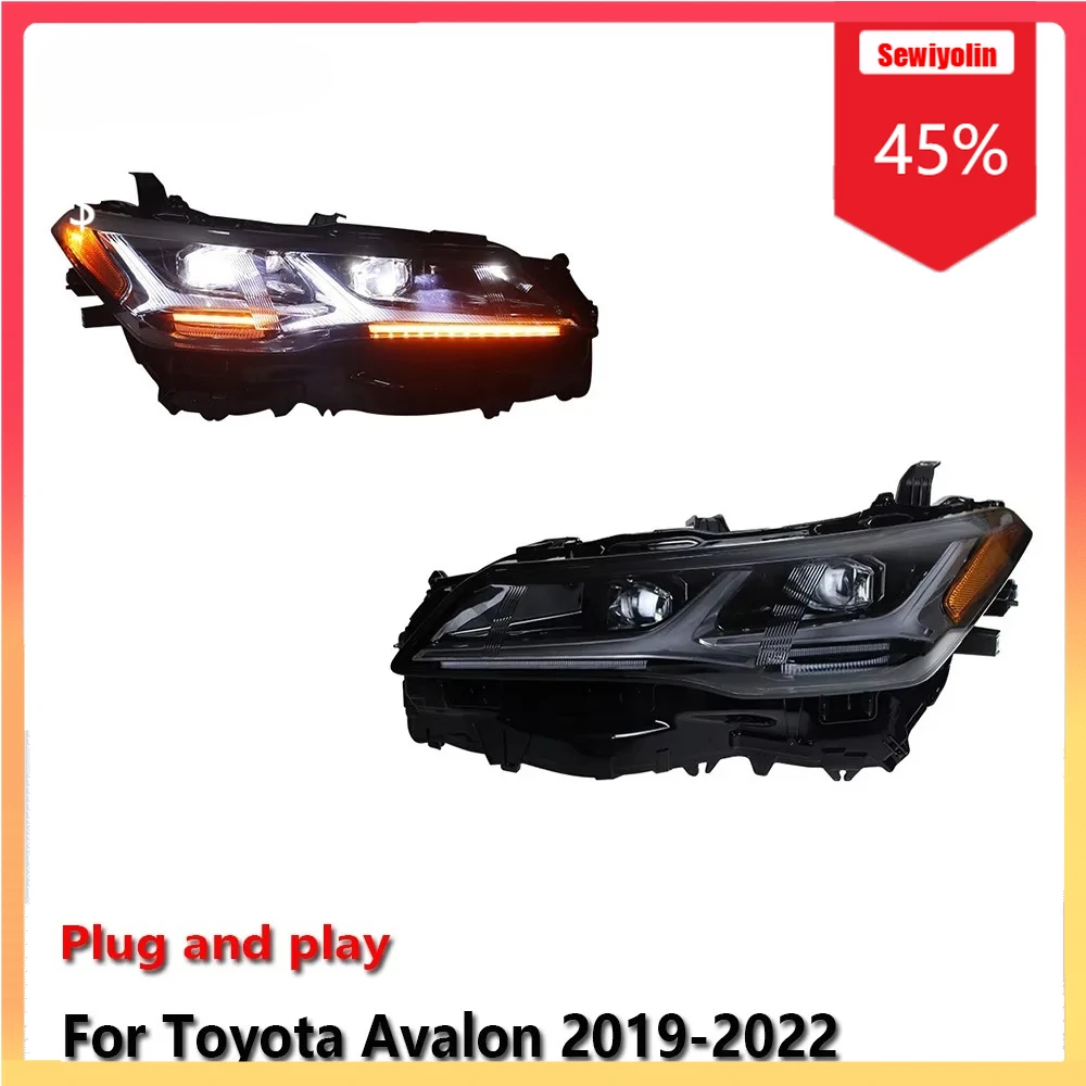 Автомобильные светодиодные фары, автомобильные детали для Toyota Avalon 2019-2022, противотуманные DRL, стоп-сигнал, указатель поворота, Plug and Play
Автомобильные светодиодные фары, автомобильные детали для Toyota Avalon 2019-2022, противотуманные DRL, стоп-сигнал, указатель поворота, Plug and Play