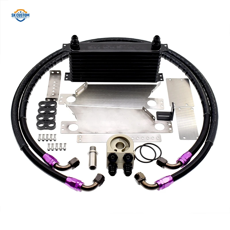 SK CUSTOM Fa20 Engine Oil Cooler Kit For Toyota GT86 Subaur BRZ ZN6 ZD6 With 90 Degree Thermostat Sandwich Plates
SK CUSTOM Fa20 Engine Oil Cooler Kit For Toyota GT86 Subaur BRZ ZN6 ZD6 With 90 Degree Thermostat Sandwich Plates