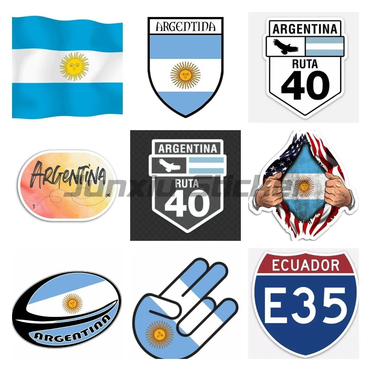 Argentina National Flag Car Sticker Vinyl Waterproof Material for Wall Door Window Helmet Laptop Car Stickers
Argentina National Flag Car Sticker Vinyl Waterproof Material for Wall Door Window Helmet Laptop Car Stickers
