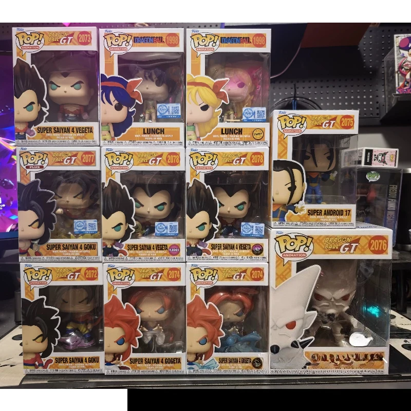 Funko POP! Original Dragon Ball Super Saiyan 4 Goku Vegeta Gogeta Dragon Fist Action Figure Collection Toys Gift for Anime Fans
Funko POP! Original Dragon Ball Super Saiyan 4 Goku Vegeta Gogeta Dragon Fist Action Figure Collection Toys Gift for Anime Fans