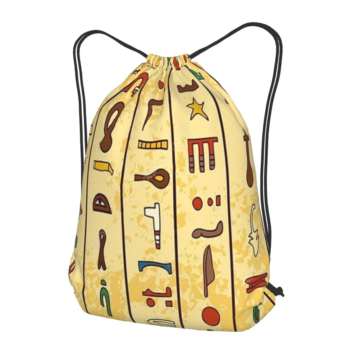 Patterns Of Ancient Egyptian Hieroglyphs Backpacks Multi-function Drawstring Bags Sports Bag Book Bags for Travel Students
Patterns Of Ancient Egyptian Hieroglyphs Backpacks Multi-function Drawstring Bags Sports Bag Book Bags for Travel Students