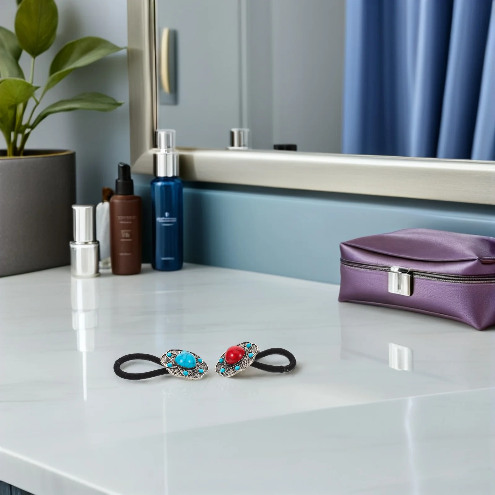 Набор из 4 резинок для волос в богемном стиле с цветочным узором, украшенных разноцветными камнями, ручной работы, в китайском стиле, эластичные, не повреждают волосы, для женщин
Набор из 4 резинок для волос в богемном стиле с цветочным узором, украшенных разноцветными камнями, ручной работы, в китайском стиле, эластичные, не повреждают волосы, для женщин