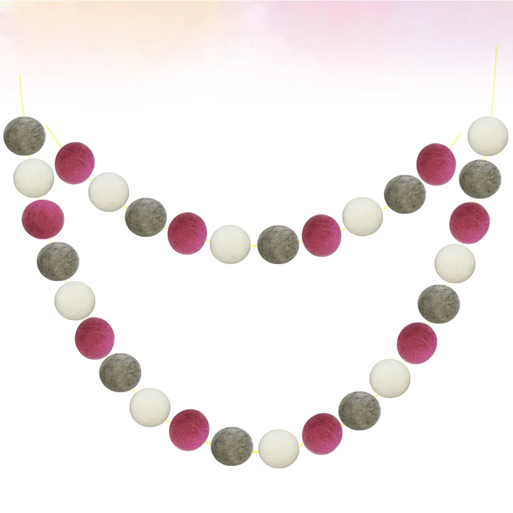 2m Wool Ball Garland Handmade Birthday Party Hanging Decor White Grey Orange Room Decoration Garland Party Hangings 
2m Wool Ball Garland Handmade Birthday Party Hanging Decor White Grey Orange Room Decoration Garland Party Hangings