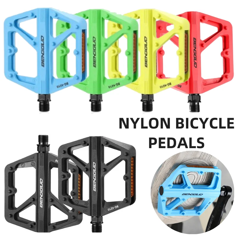 Ultralight Double DU Bearing Bike Pedals with Reflector for Mountain Road Cycling Flat Bicycle Platform Pedals Cycling Accessori
Ultralight Double DU Bearing Bike Pedals with Reflector for Mountain Road Cycling Flat Bicycle Platform Pedals Cycling Accessori