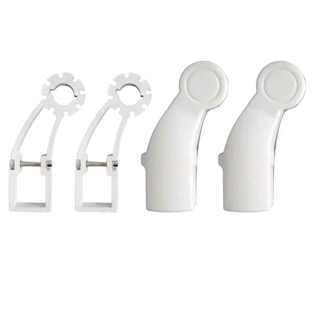 Two Pack of Awnings Mounting Brackets Featuring Protective Covers For Enhanced Stability on Standard Size Tubing
Two Pack of Awnings Mounting Brackets Featuring Protective Covers For Enhanced Stability on Standard Size Tubing