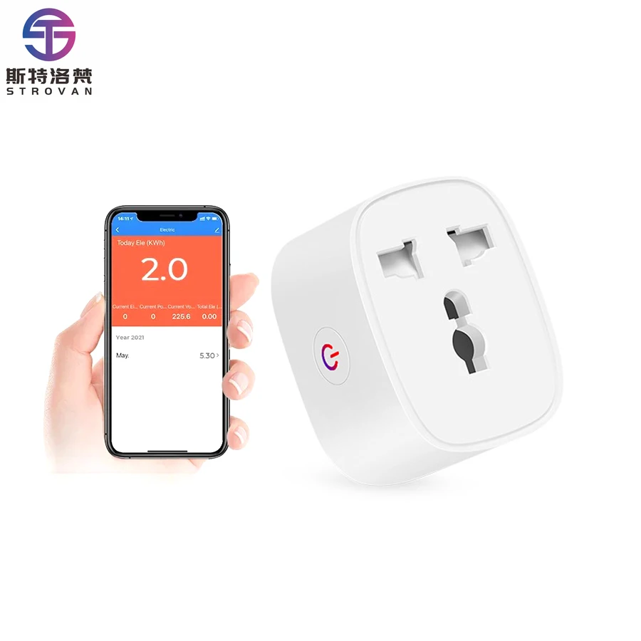 STLF Universal Tuya Home Wifi Smart Electrical Plug With Socket Customized Logo Brand Wall Socket Alexa Google Plug
STLF Universal Tuya Home Wifi Smart Electrical Plug With Socket Customized Logo Brand Wall Socket Alexa Google Plug