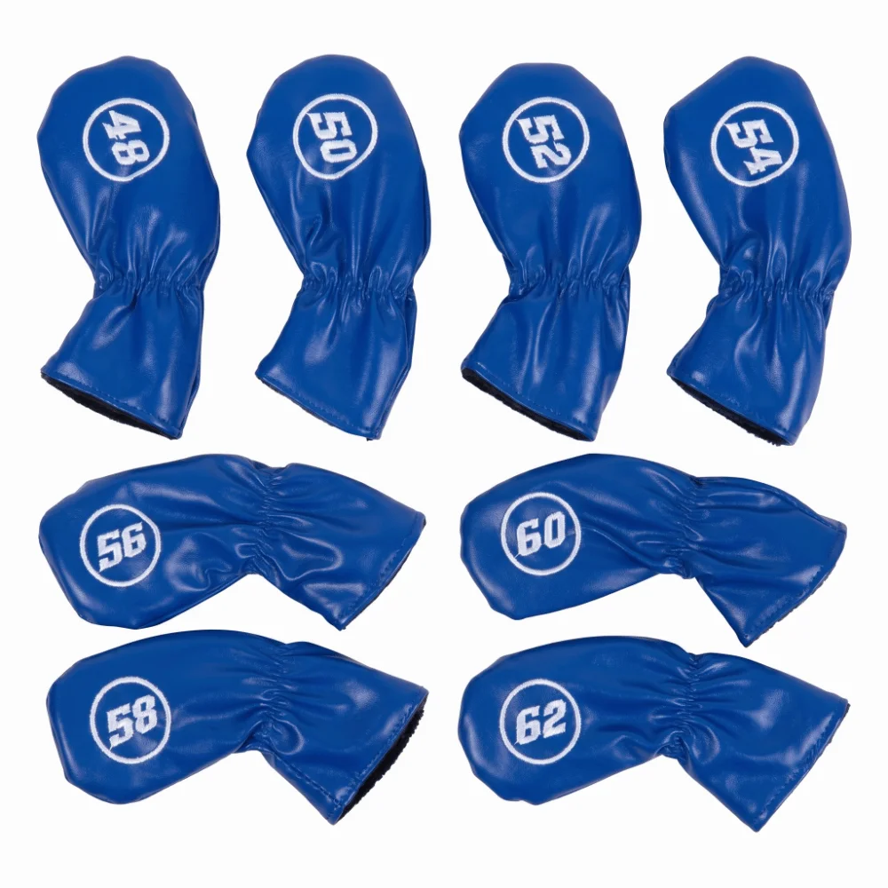8pcs PU Material Golf Iron Head Covers Lightweight Design Degree Marked Head Cover Set Blue Finish Soft Lining Club Shell
8pcs PU Material Golf Iron Head Covers Lightweight Design Degree Marked Head Cover Set Blue Finish Soft Lining Club Shell