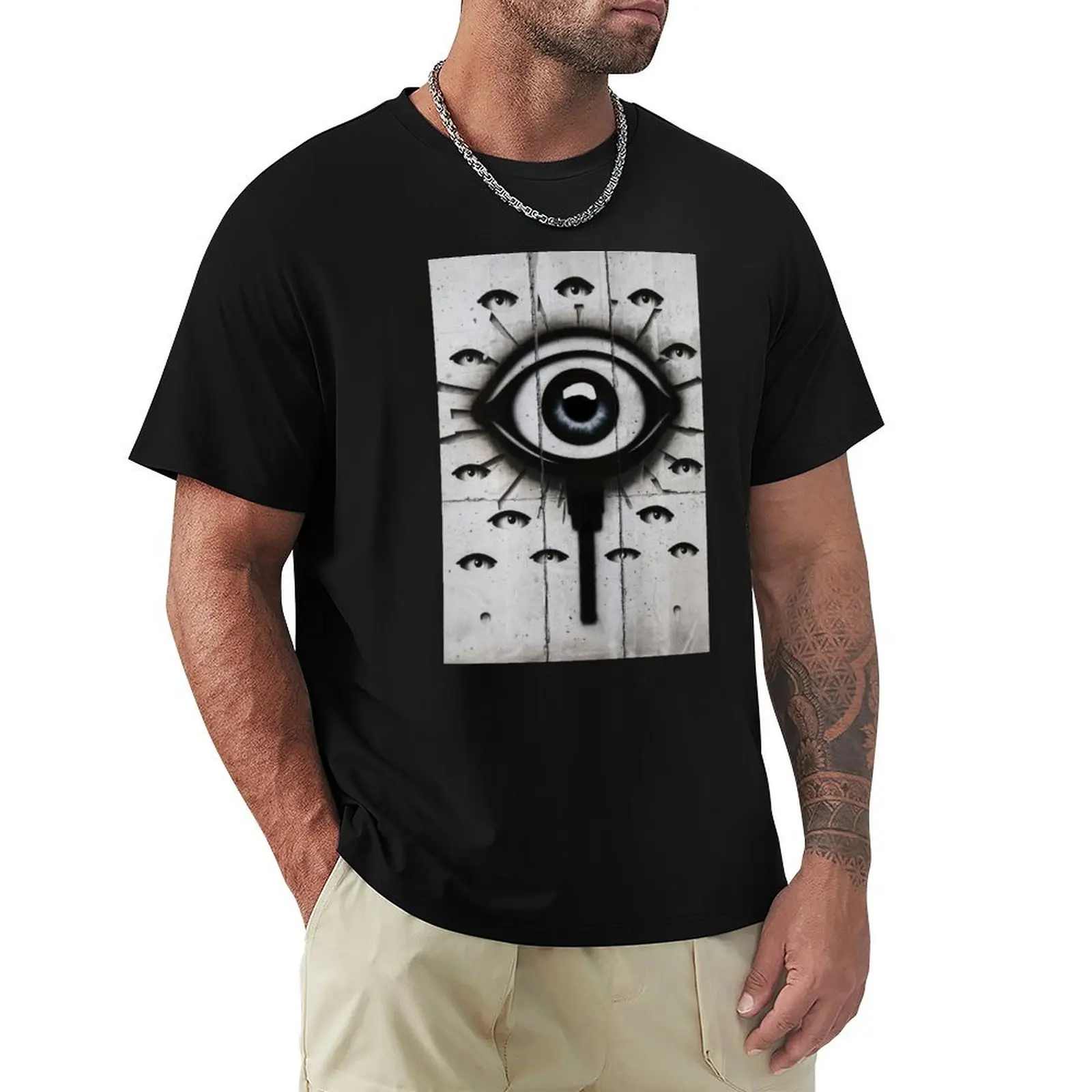 Eyes Stencil Graffiti T-Shirt Festival Casual Short Sleeve
Eyes Stencil Graffiti T-Shirt Festival Casual Short Sleeve