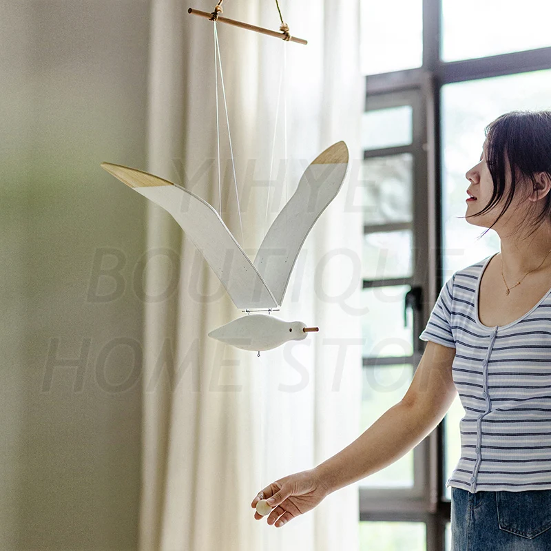 Nordic Flying Seagull Wall Hanging - Creative Wooden Bird Decor for Living Room, Balcony, Window or Room Hanging Decorations
Nordic Flying Seagull Wall Hanging - Creative Wooden Bird Decor for Living Room, Balcony, Window or Room Hanging Decorations