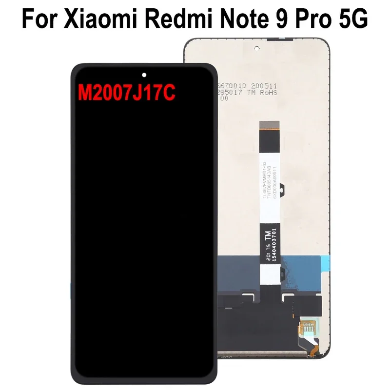 Для Xiaomi Redmi Note 9 Pro 5G M2007J17C ЖК-дисплей, сенсорный экран, запасная часть
Для Xiaomi Redmi Note 9 Pro 5G M2007J17C ЖК-дисплей, сенсорный экран, запасная часть