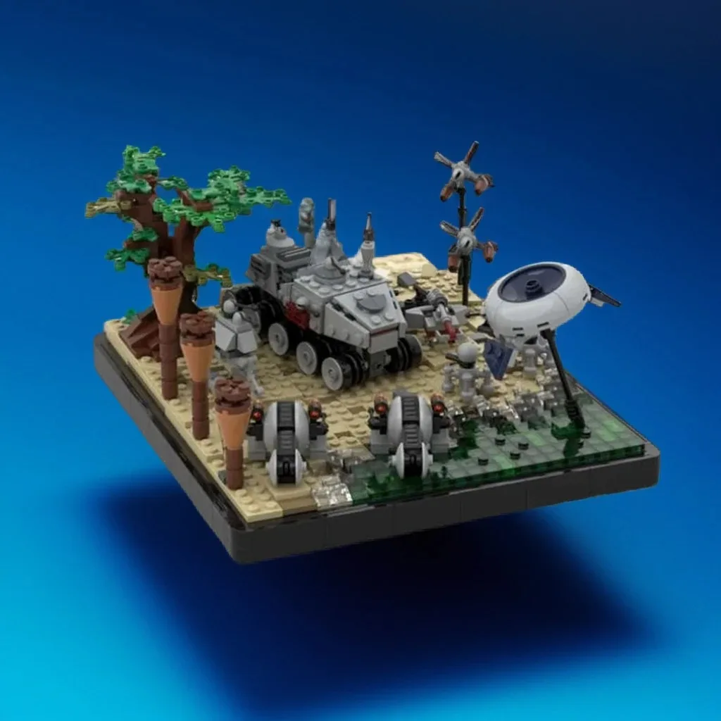 957Pcs Assault on Kashyyyk II Micro MOC Star Batter Turbo Tank & amp Speeder Education Building diy Blocks Birthday Toys Gift
957Pcs Assault on Kashyyyk II Micro MOC Star Batter Turbo Tank & amp Speeder Education Building diy Blocks Birthday Toys Gift