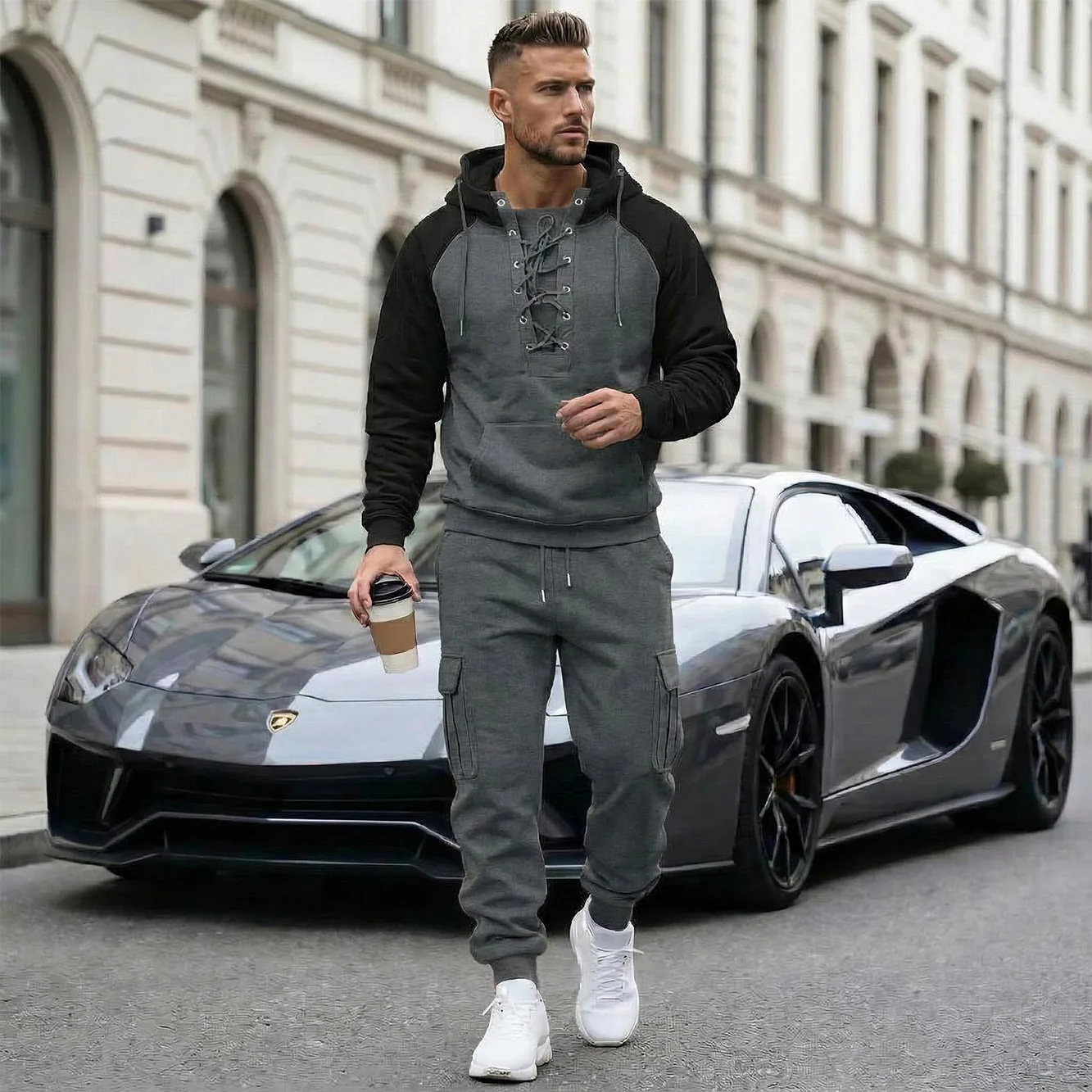 New Large Size American Style Shoulder Insert Sleeve Set Fleece Lined Loose Men's Casual Sports Multi Pocket Workwear
New Large Size American Style Shoulder Insert Sleeve Set Fleece Lined Loose Men's Casual Sports Multi Pocket Workwear