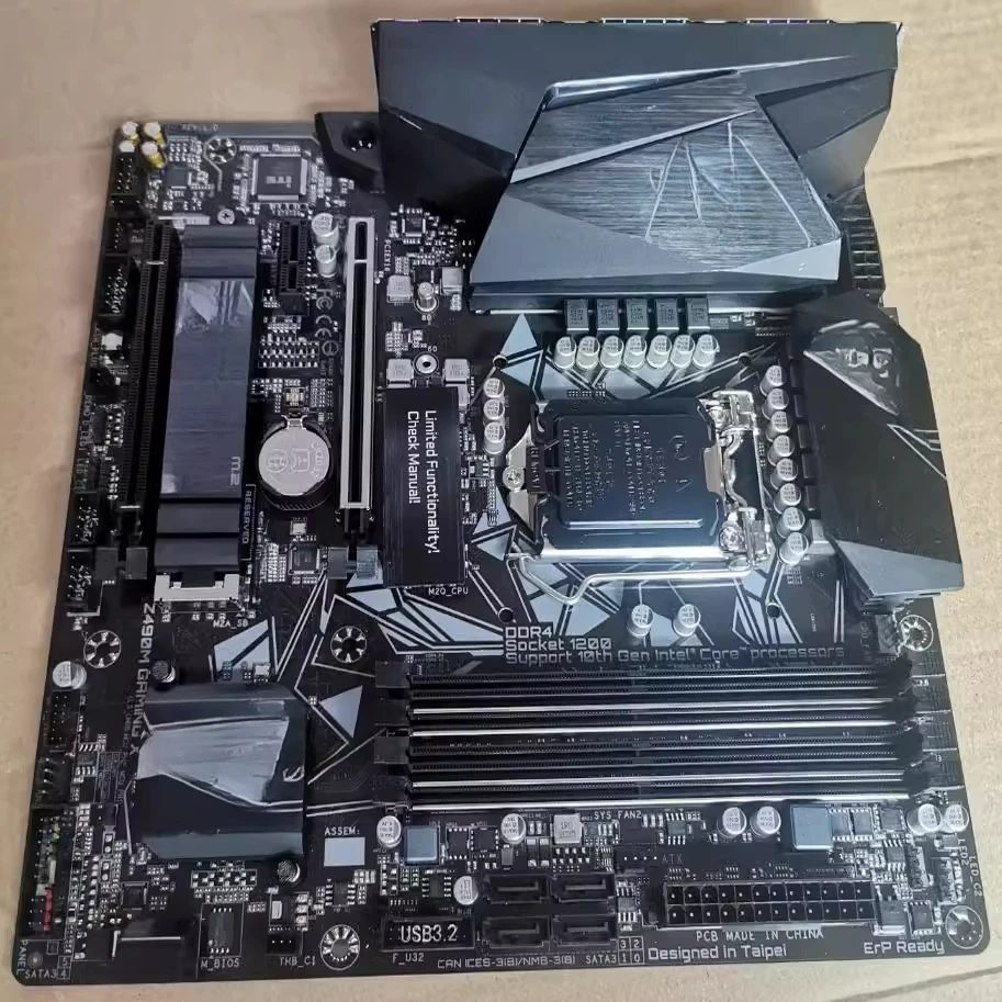 For Gigabyte Z490M GAMING X small board, support 10th generation 11th generation CPU
For Gigabyte Z490M GAMING X small board, support 10th generation 11th generation CPU