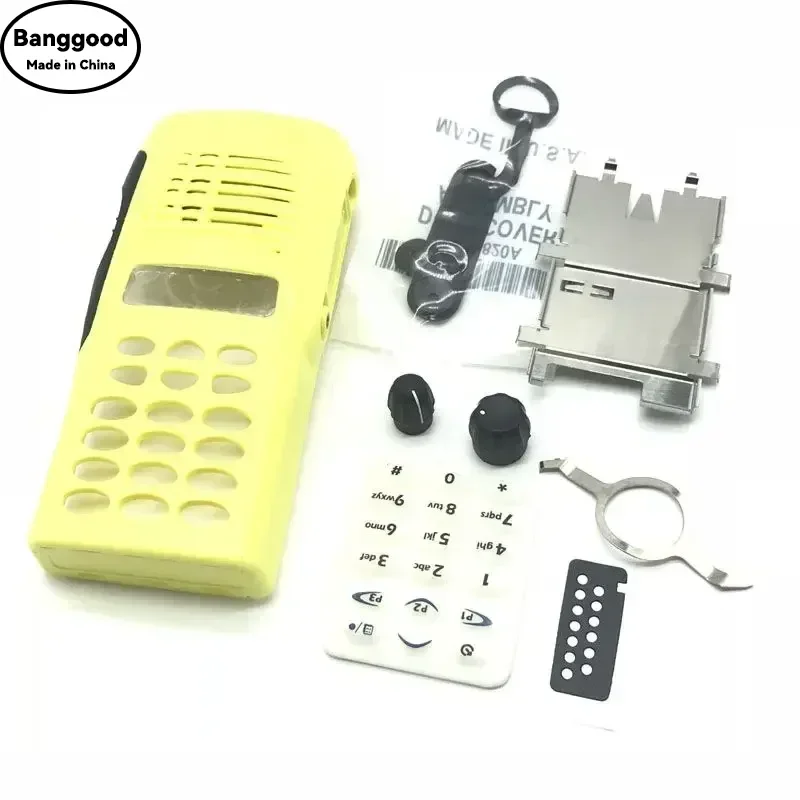 Set Yellow Color Front Cover Case Housing Shell with Knobs Keypads for Motorola GP338 GP380 PTX760 MTX960 MTX760 Radio
Set Yellow Color Front Cover Case Housing Shell with Knobs Keypads for Motorola GP338 GP380 PTX760 MTX960 MTX760 Radio