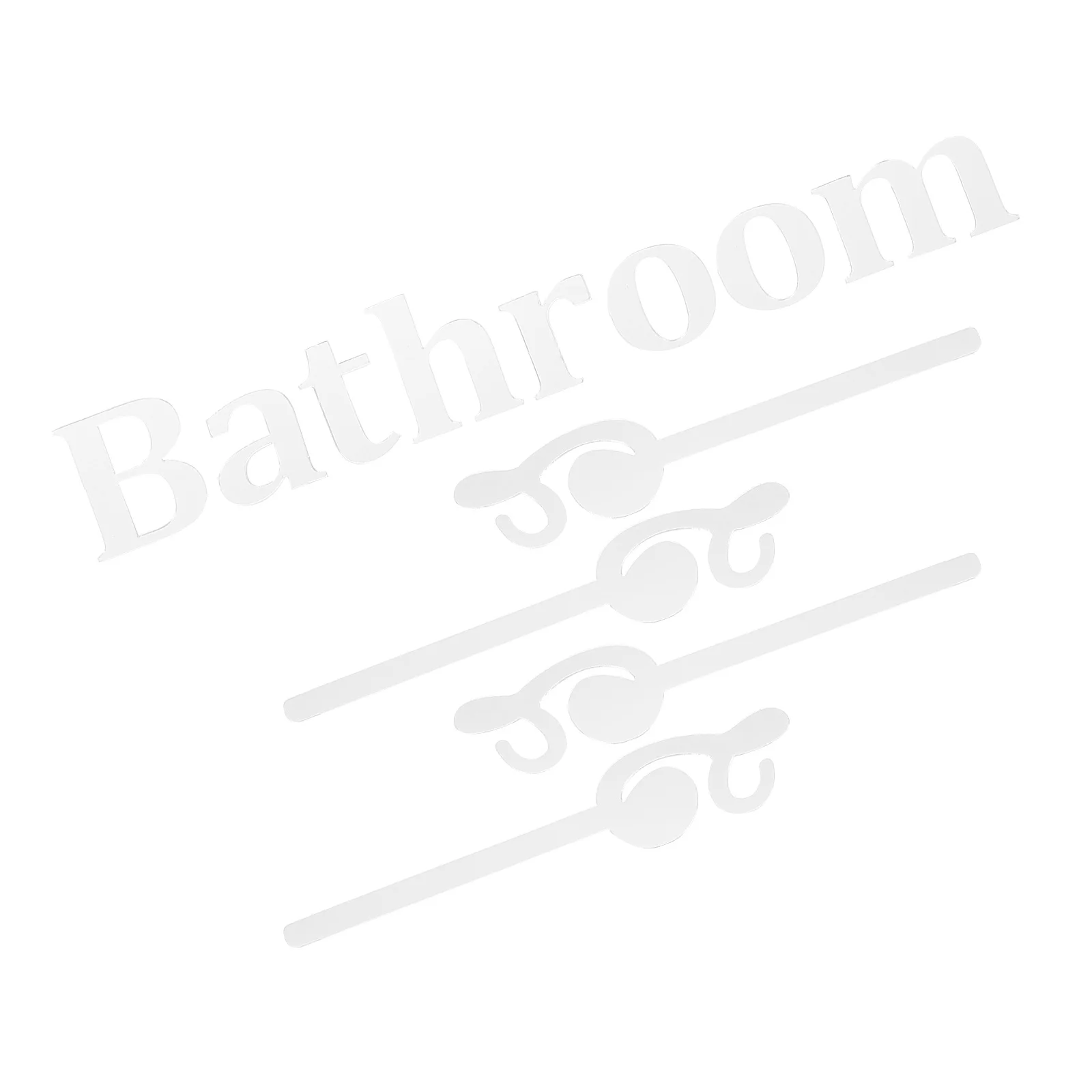 Decal 3D Wall Sticker Sign Bathroom Signs for Decor Acrylic Stickers Men and Women
Decal 3D Wall Sticker Sign Bathroom Signs for Decor Acrylic Stickers Men and Women