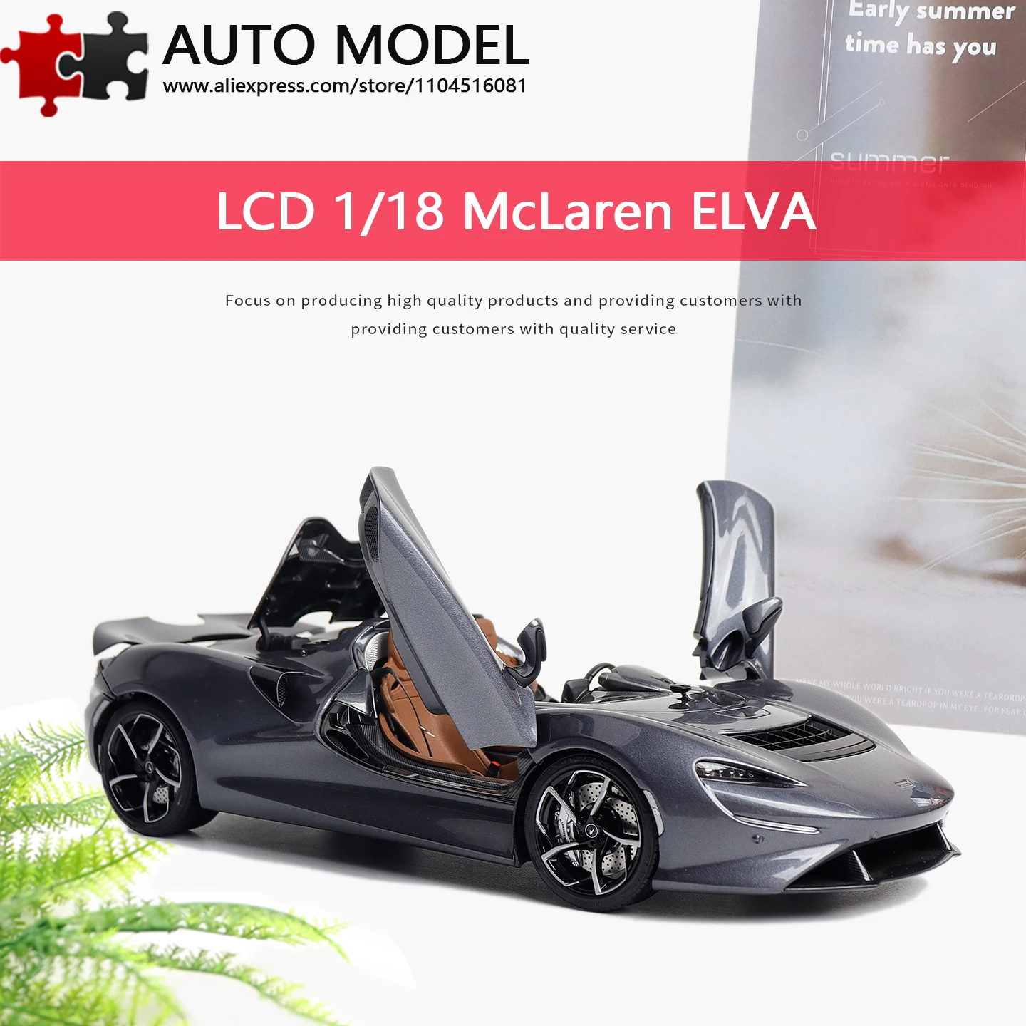Premium Lcd 1:18 Mclaren Elva Diecast Replica Fully Open Cabriolet Hypercar Detailed Alloy Model for Adult Collector Display
Premium Lcd 1:18 Mclaren Elva Diecast Replica Fully Open Cabriolet Hypercar Detailed Alloy Model for Adult Collector Display