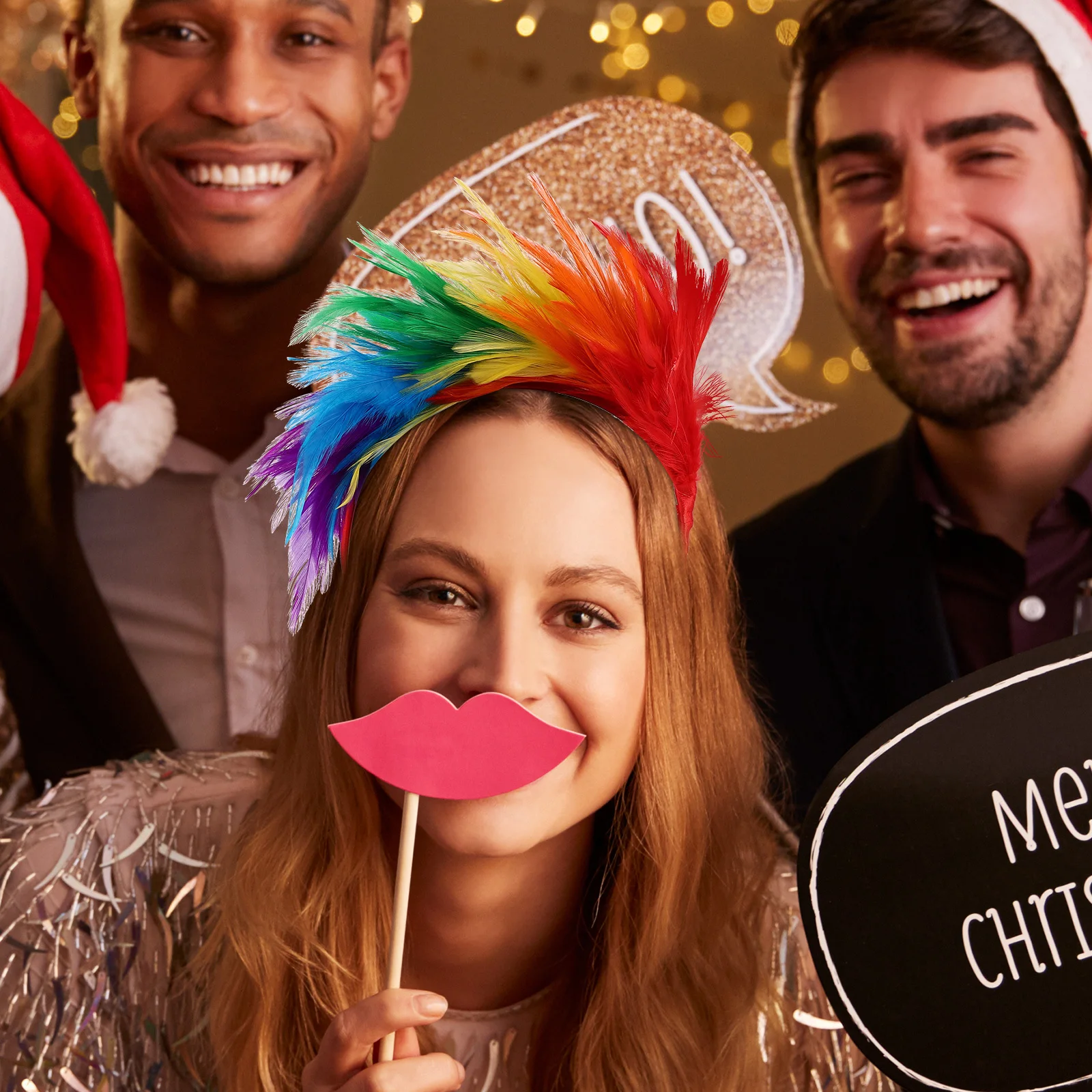 Colorful Plume Headband for Women Carnival Headdress Prom Party Hair Accessory Non-Slip Hair Band Masquerade Costume 
Colorful Plume Headband for Women Carnival Headdress Prom Party Hair Accessory Non-Slip Hair Band Masquerade Costume