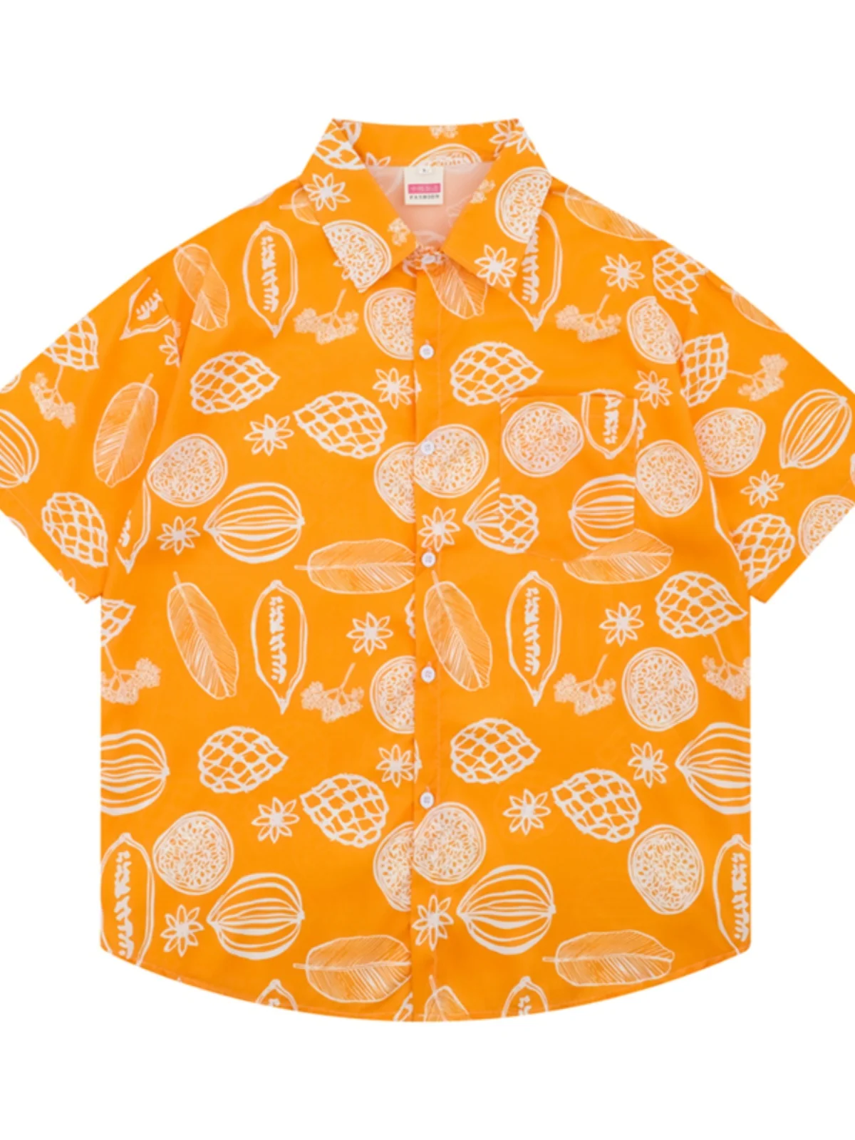 Retro Hong Kong Style Hawaiian Print Short Sleeve Cleanfit Floral Shirt Casual Beachwear for Couples Youth Polyester Fiber Br...
Retro Hong Kong Style Hawaiian Print Short Sleeve Cleanfit Floral Shirt Casual Beachwear for Couples Youth Polyester Fiber Br...