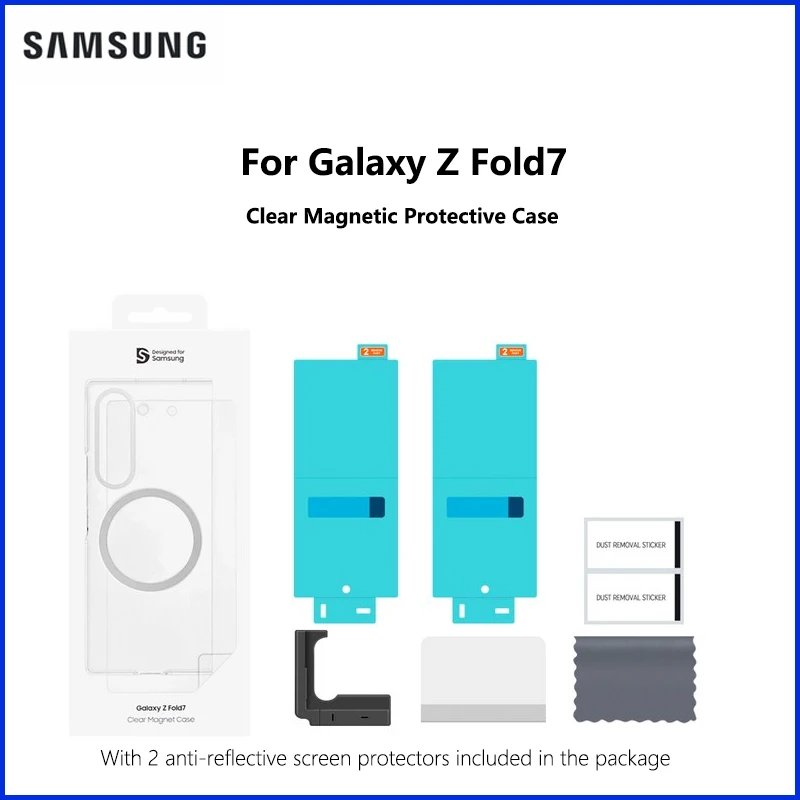 Original Official Samsung Clear Magnetic Case for Galaxy Z Fold7 Magsafe Compatible Protection Transparent EF-FFF966
Original Official Samsung Clear Magnetic Case for Galaxy Z Fold7 Magsafe Compatible Protection Transparent EF-FFF966