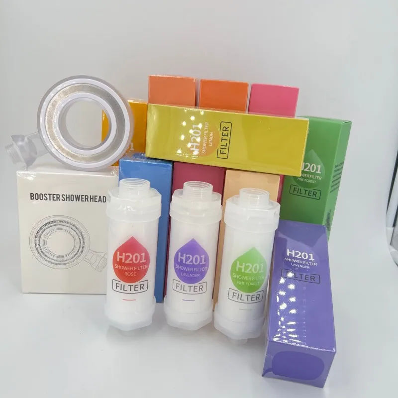 Shower Water Filter Remove Chlorine and Softens Water with Vitamin C Lavender Lemon Scent Bathroom Filter Accessory
Shower Water Filter Remove Chlorine and Softens Water with Vitamin C Lavender Lemon Scent Bathroom Filter Accessory