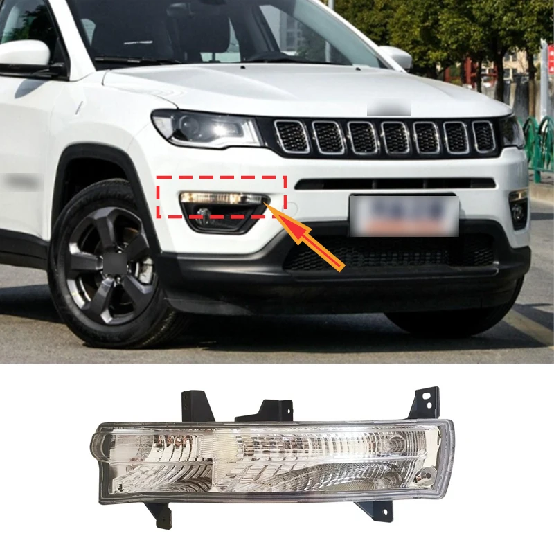 For Jeep Compass 2017 2018 2019 2020 Car Front Bumper DRL Daytime Driving Running Light Lamp Foglight Foglight
For Jeep Compass 2017 2018 2019 2020 Car Front Bumper DRL Daytime Driving Running Light Lamp Foglight Foglight