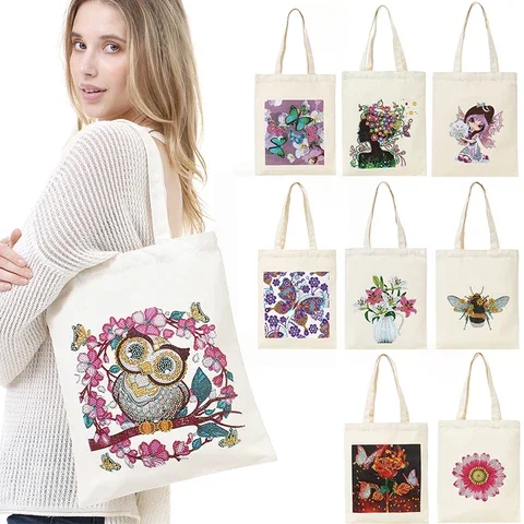 New Plant Animal Pattern DIY Diamond Painting Shopping Tote Bags Mosaic Kit Drawing Picture Shoulder Handbags Women Crossbody
New Plant Animal Pattern DIY Diamond Painting Shopping Tote Bags Mosaic Kit Drawing Picture Shoulder Handbags Women Crossbody