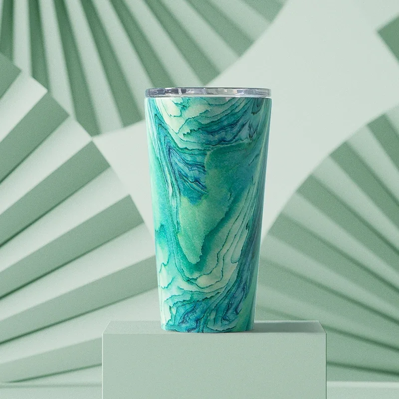 PYD Life RTS Free Sample 16oz Coffee to go Tumbler Cups Stainless Steel Green Marble Tumbler with Lid
PYD Life RTS Free Sample 16oz Coffee to go Tumbler Cups Stainless Steel Green Marble Tumbler with Lid
