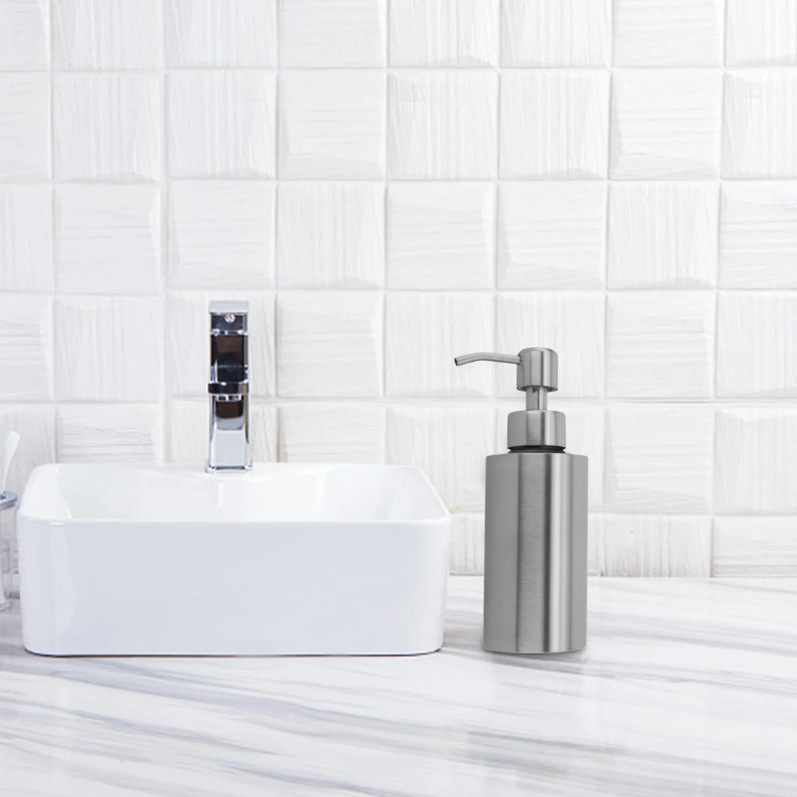 A Must Have Accessory This stylish liquid soap dispenser is designed to complement any bathroom or kitchen decor
A Must Have Accessory This stylish liquid soap dispenser is designed to complement any bathroom or kitchen decor