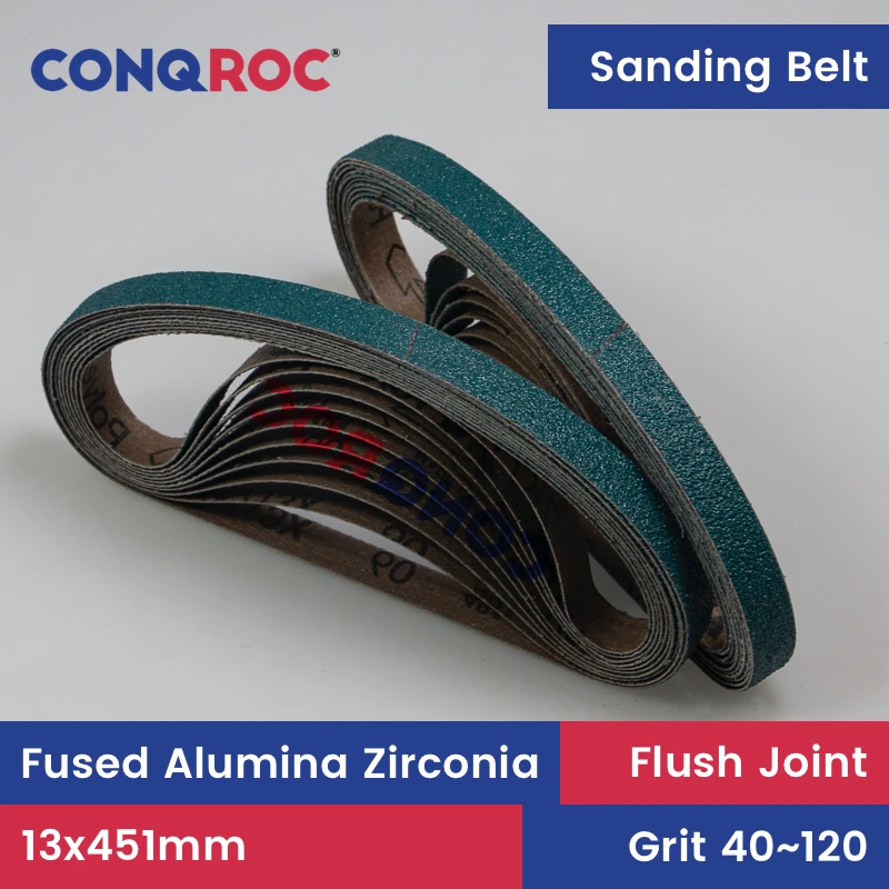 Sanding Belts 13x451mm Fused Alumina Zirconia 20-Piece Abrasive Belts P40~120 for B&D
Sanding Belts 13x451mm Fused Alumina Zirconia 20-Piece Abrasive Belts P40~120 for B&D