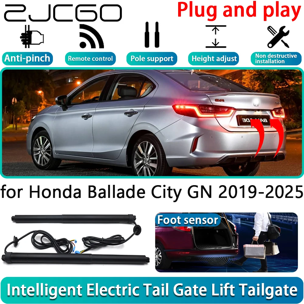 ZJCGO for Honda Ballade City GN 2019-2025 Electric Powered Tailgate Power Liftgate Automatic Tailgate System With Foot Sensor
ZJCGO for Honda Ballade City GN 2019-2025 Electric Powered Tailgate Power Liftgate Automatic Tailgate System With Foot Sensor