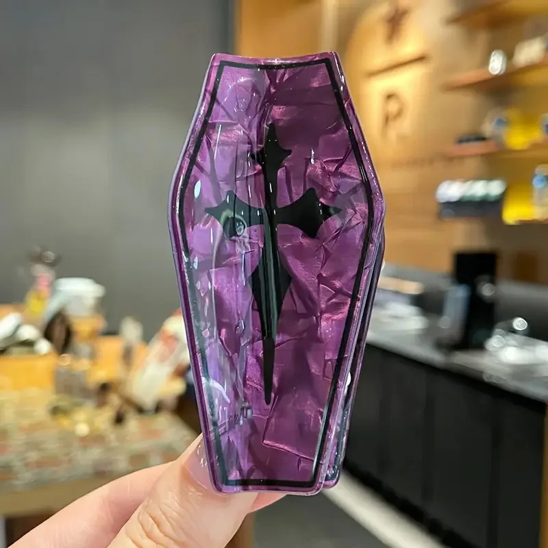 DS NEW Halloween Theme Acrylic Hair Claw Mysterious Coffin Box Claw Clips Horror Hair Clips for Women Girls Hair Accessories
DS NEW Halloween Theme Acrylic Hair Claw Mysterious Coffin Box Claw Clips Horror Hair Clips for Women Girls Hair Accessories