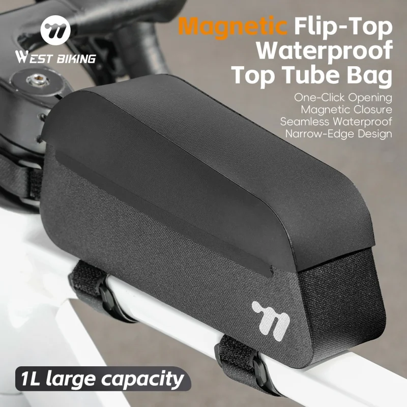 WEST BIKING Bicycle Front Frame Bag Magnetic Flip-Top Waterproof Bike Top Tube Bag Portable Bicycle Tool Bag Cycling Accessories
WEST BIKING Bicycle Front Frame Bag Magnetic Flip-Top Waterproof Bike Top Tube Bag Portable Bicycle Tool Bag Cycling Accessories