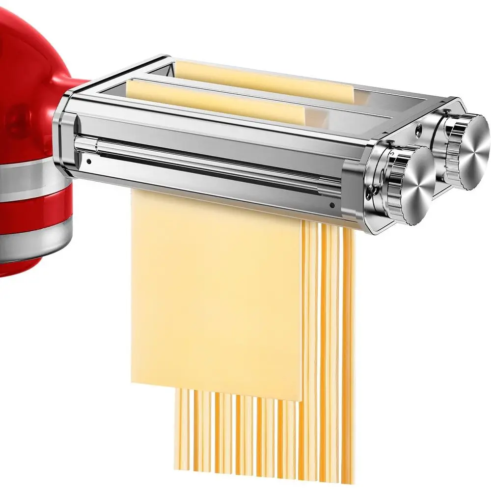 Multifunction Pasta Maker, 304 Stainless Steel, 8 Thickness Settings, Easy Cleaning, for Spaghetti, Fettuccine, Lasagna
Multifunction Pasta Maker, 304 Stainless Steel, 8 Thickness Settings, Easy Cleaning, for Spaghetti, Fettuccine, Lasagna