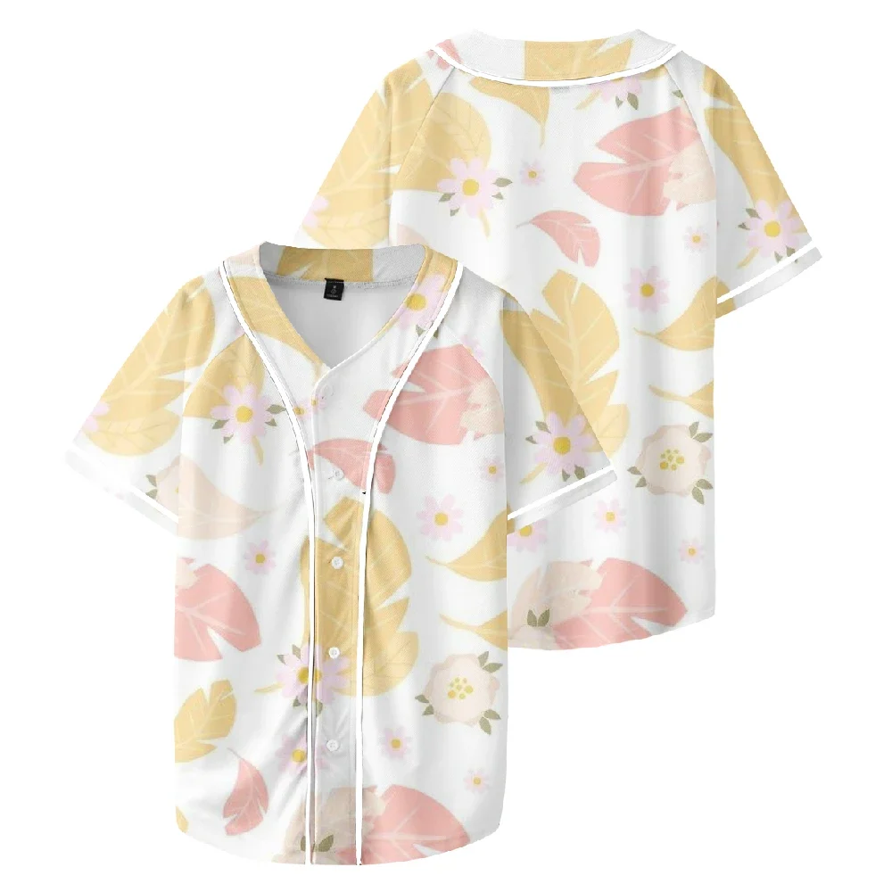 Feathers Flowers Pattern Baseball Jersey Unisex Short Sleeve Tee Casual Streetwear Women Men Clothes
Feathers Flowers Pattern Baseball Jersey Unisex Short Sleeve Tee Casual Streetwear Women Men Clothes