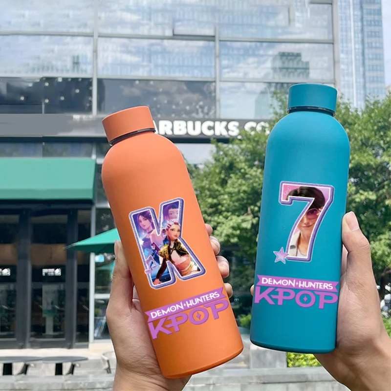 500ML KPop Demon Hunters Sport Leak Proof Stainless Steel Insulated Mug Water Cup Letter Number Cartoon Print Birthday Gifts
500ML KPop Demon Hunters Sport Leak Proof Stainless Steel Insulated Mug Water Cup Letter Number Cartoon Print Birthday Gifts