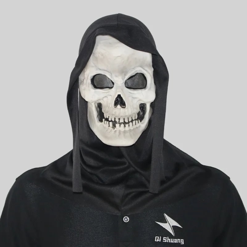 White Skull Mask Horror Movie Costume Party Scary Face Halloween Prop Funny Gag Trick Movie Theater Accessories 
White Skull Mask Horror Movie Costume Party Scary Face Halloween Prop Funny Gag Trick Movie Theater Accessories